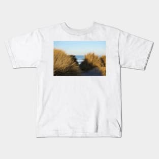 Sand Dunes at Bamburgh Kids T-Shirt